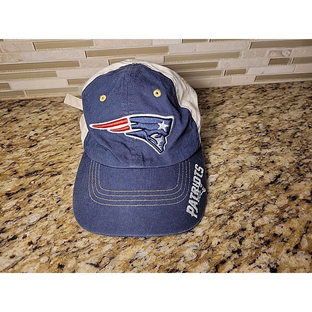 New England Patriots Hat Adjustable Strapback Cap Blue NFL Team Apparel